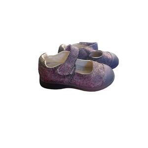 Pediped GRIP 'N' GO DELANEY Purple Glitter Flats